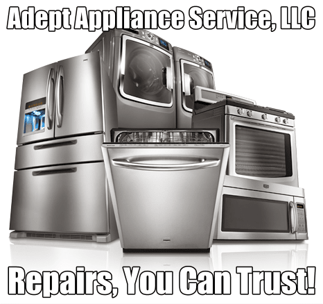A recent major appliance repair service job in the  area